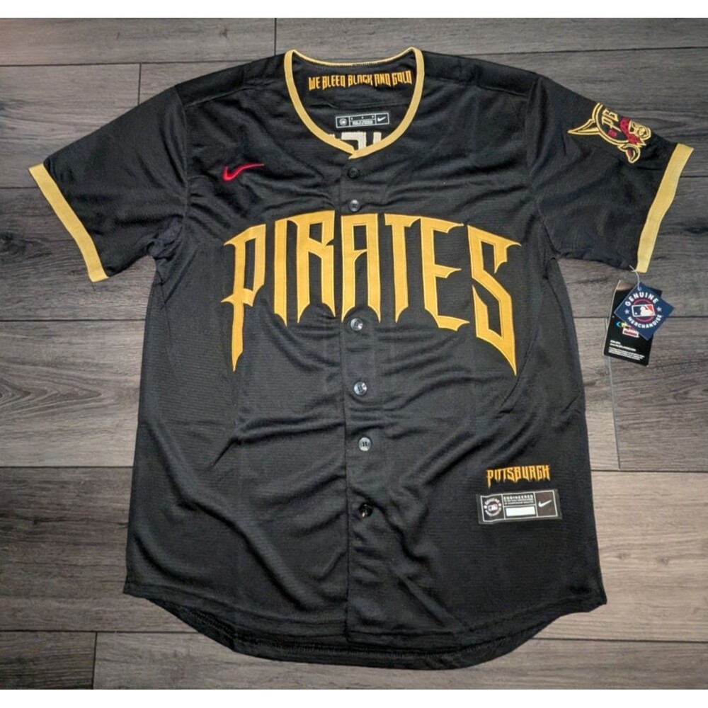 Konnor Griffin #6 Pittsburgh Pirates 2026 City Connect Baseball Jersey Small - Picture 2 of 5